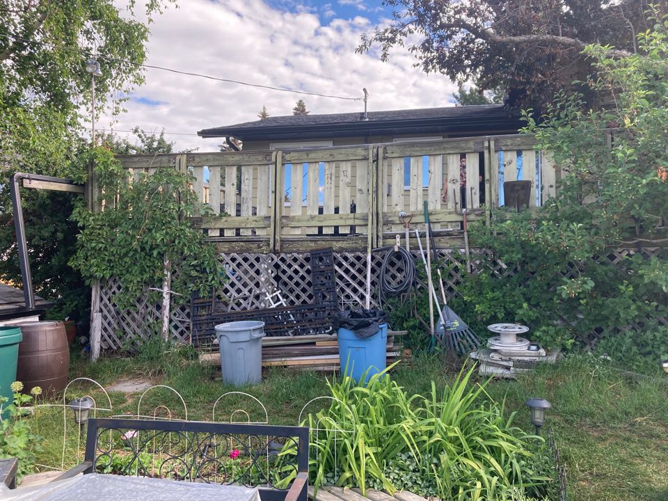 Calgary Decking Renovation- Before